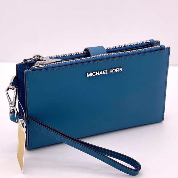 Michael Kors DoubleZip Wallet Wristlet Phone Case - Picture 5 of 14